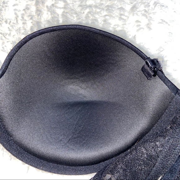 Black Satin & Lace Bra 38C - Picture 13 of 16